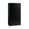 Lateral File Cabinet, 5 Letter/legal/a4-size File Drawers, Black, 30 X 18.62 X 67.62 - DHID14992