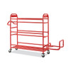 Tote Picking Cart Storage Bracket, For Use W/rubbermaid Commercial Tote Picking Cart, Tubular Steel, 18.5 X 21.7 X 13.9, Red Tote Picking Cart Storage Bracket, For Use W/rubbermaid Commercial Tote Picking Cart, Tubular Steel, 18.5 X 21.7 X 13.9, Red