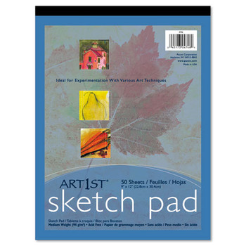 Art1st Sketch Pad, 60 Lb, 9 X 12, White, 50 Sheets