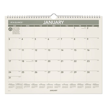 Calendar,wall,mnthly,rcy