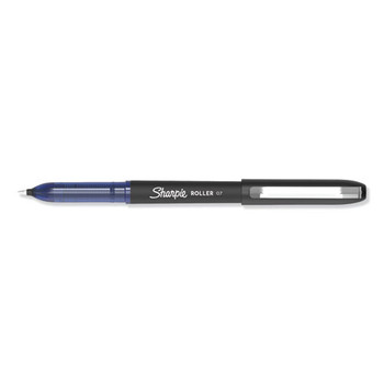 Roller Ball Stick Pen, Medium 0.7 Mm, Blue Ink/barrel, Dozen