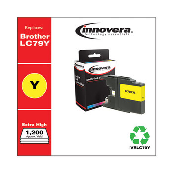 Remanufactured Lc79y Extra High-yield Ink, 1,200 Page-yield, Yellow