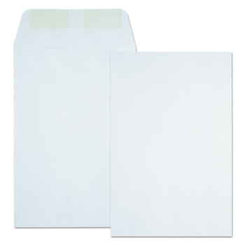 Catalog Envelope, #1, Cheese Blade Flap, Gummed Closure, 6 X 9, White, 500/box