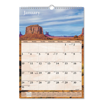 Calendar,wall,mth,12x17