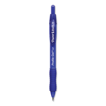 Profile Retractable Gel Pen, Medium 0.7 Mm, Blue Ink, Translucent Blue Barrel, 36/pack