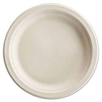 Paper Pro Round Plates, 8 3/4", White, 125/pack