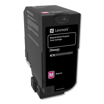 74c10m0 (cs720/cs725/cx725) Return Program Toner, Magenta