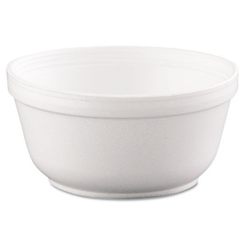 Insulated Foam Bowls, 12oz, White, 50/pack, 20 Packs/carton