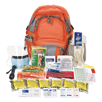 Emergency Preparedness First Aid Backpack, 63 Pieces/kit