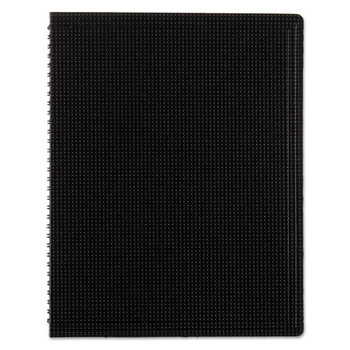 Duraflex Poly Notebook, 1 Subject, Medium/college Rule, Black Cover, 11 X 8.5, 80 Sheets