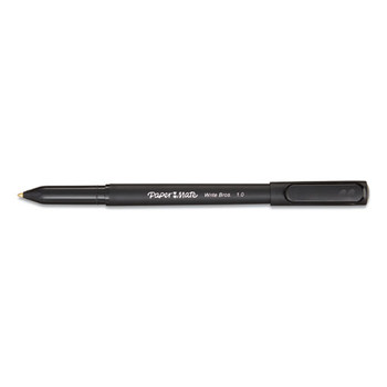 Write Bros. Stick Ballpoint Pen Value Pack, 1mm, Black Ink/barrel, 60/pack