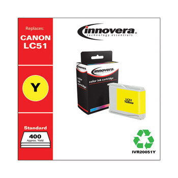 Remanufactured Lc51y Ink, 400 Page-yield, Yellow