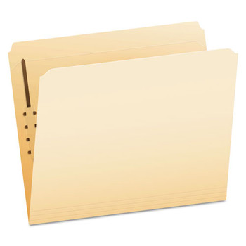 Manila Folders With One Fastener, Straight Tab, Letter Size, 50/box