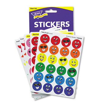 Stinky Stickers Variety Pack, Smiles And Stars, 648/pack