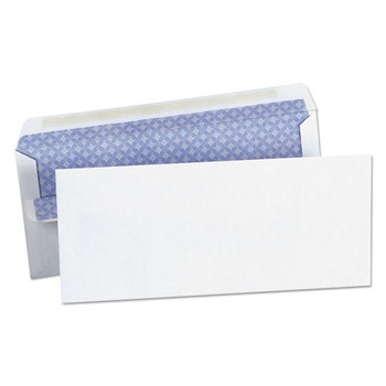 Self-seal Business Envelope, #10, Square Flap, Self-adhesive Closure, 4.13 X 9.5, White, 500/box - DUNV36101