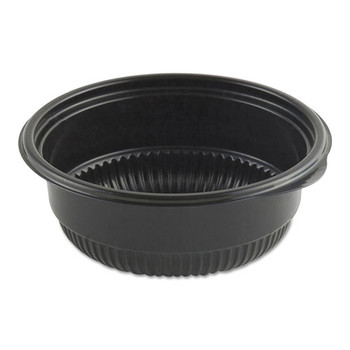 Microraves Incredi-bowl Base, 8 Oz, 4.75" Dia X 1.75"h, Black, 500/carton