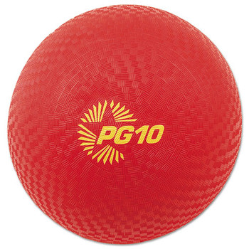 Playground Ball, 10" Diameter, Red