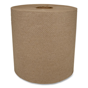 Morsoft Universal Roll Towels, 1-ply, 8" X 700 Ft, Kraft, 6 Rolls/carton