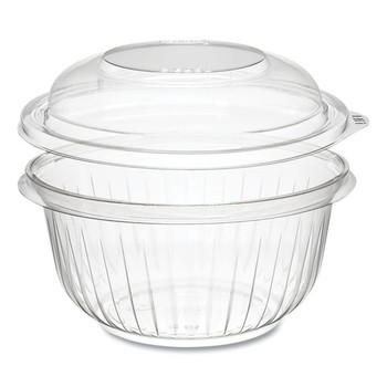 Presentabowls Bowl/lid Combo-paks, 16oz, Clear, Dome Lid, 63/pack, 4 Packs/ct