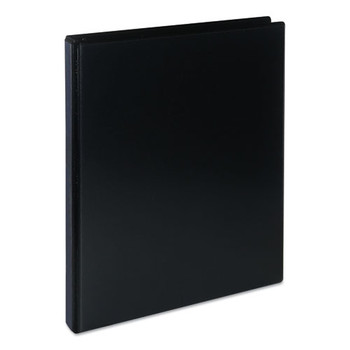 Deluxe Round Ring View Binder, 3 Rings, 0.5" Capacity, 11 X 8.5, Black