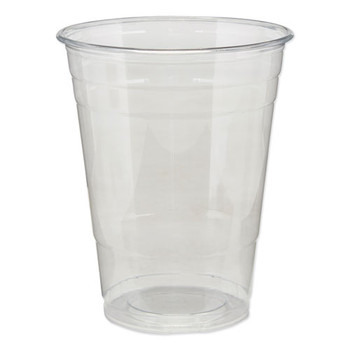 Clear Plastic Pete Cups, Cold, 16oz, 25/sleeve, 20 Sleeves/carton