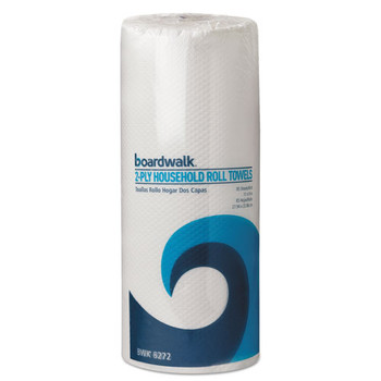 Household Perforated Paper Towel Rolls, 2-ply, 11 X 9, White, 85 Sheets/roll, 30 Rolls/carton