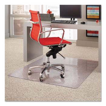 Dimensions Chair Mat For Carpet, 45 X 53, Clear