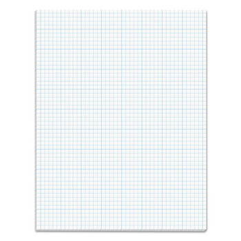 Cross Section Pads, 5 Sq/in Quadrille Rule, 8.5 X 11, White, 50 Sheets