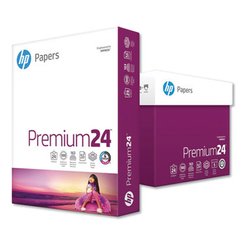 Premium24 Paper, 98 Bright, 24lb, 8.5 X 11, Ultra White, 500 Sheets/ream, 5 Reams/carton