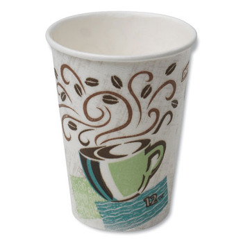 Hot Cups, Paper, 12oz, Coffee Dreams Design, 50/pack