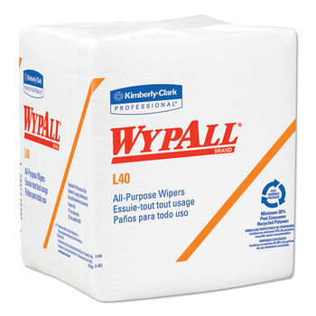 L40 Towels, 1/4 Fold, White, 12 1/2 X 12, 56/box, 18 Packs/carton