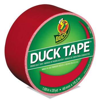 Colored Duct Tape, 3" Core, 1.88" X 20 Yds, Red