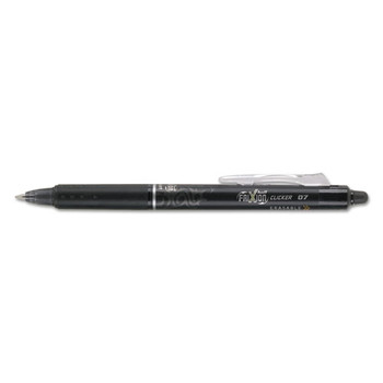 Frixion Clicker Erasable Retractable Gel Pen, 0.7mm, Black Ink/barrel
