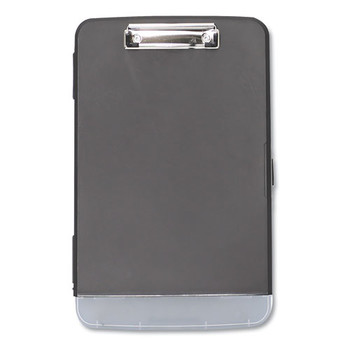 Storage Clipboard W/pen Compartment, 1/2" Capacity, 8 1/2 X 11, Black