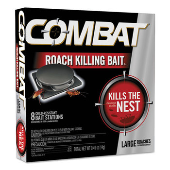 Source Kill Large Roach Killing System, Child-resistant Disc, 8/pk, 12 Pk/ct