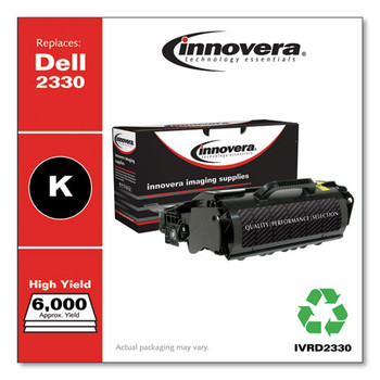 Remanufactured Black High-yield Toner Cartridge, Replacement For Dell 2330 (330-2666), 6,000 Page-yield