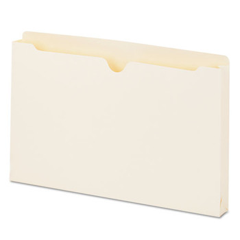 Economical Manila File Jackets, Straight Tab, Legal Size, Manila, 50/box - DUNV74500