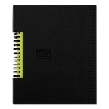 Idea Collective Professional Wirebound Hardcover Notebook, 5 7/8 X 8 1/4, Black