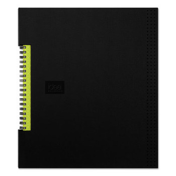 Idea Collective Professional Wirebound Hardcover Notebook, 8 1/2 X 11, Black