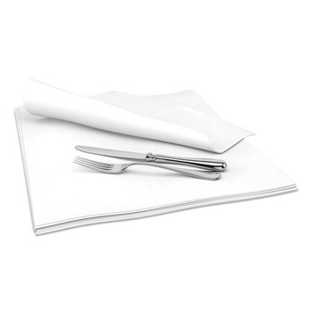 Select Dinner Napkins, 1-ply, 15" X 15", White, 1000/carton