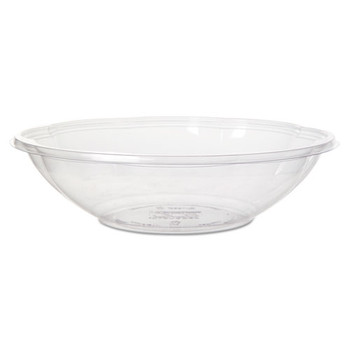 Salad Bowls, 48 Oz, 9.5 X 2.5, Clear, 300/carton