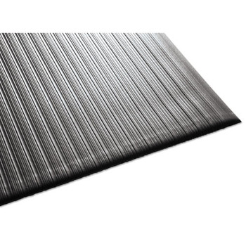 Air Step Antifatigue Mat, Polypropylene, 36 X 144, Black