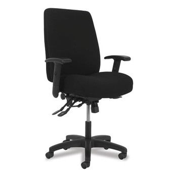 Network High-back Chair, Supports Up To 250 Lbs., Black Seat/black Back, Black Base