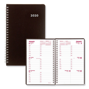 Duraflex Weekly Planner, 8 X 5, Black, 2021