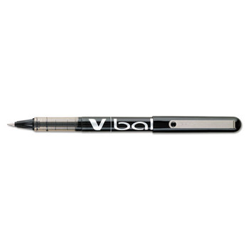 Vball Liquid Ink Stick Roller Ball Pen, 0.5mm, Black Ink/barrel, Dozen