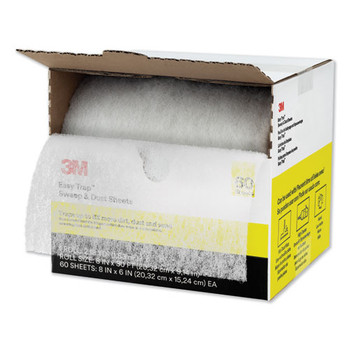 Easy Trap Duster, 8" X 30 Ft, White, 1 60 Sheet Roll/box