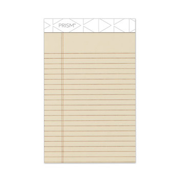 Prism + Writing Pads, Narrow Rule, 5 X 8, Pastel Ivory, 50 Sheets, 12/pack