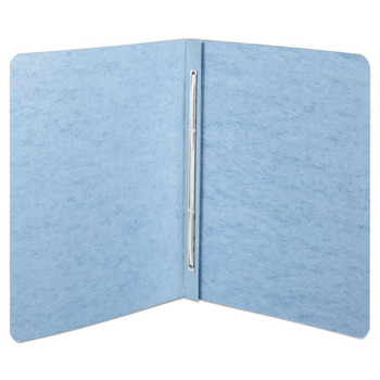 Presstex Report Cover, Top Bound, Prong Clip, Letter, 2" Cap, Light Blue