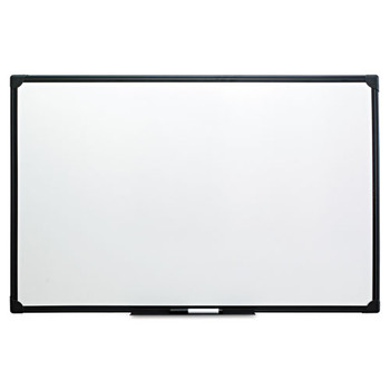 Dry Erase Board, Melamine, 48 X 36, Black Frame