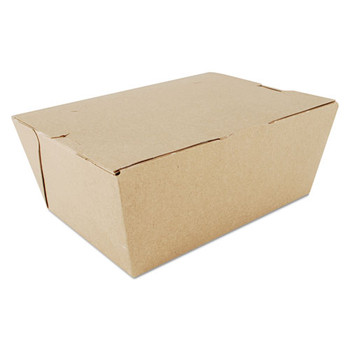 Champpak Carryout Boxes, #4, Kraft, 7.75 X 5.5 X 3.5, 160/carton
